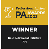PA Awards Best Retirement Initiative Winner 2023